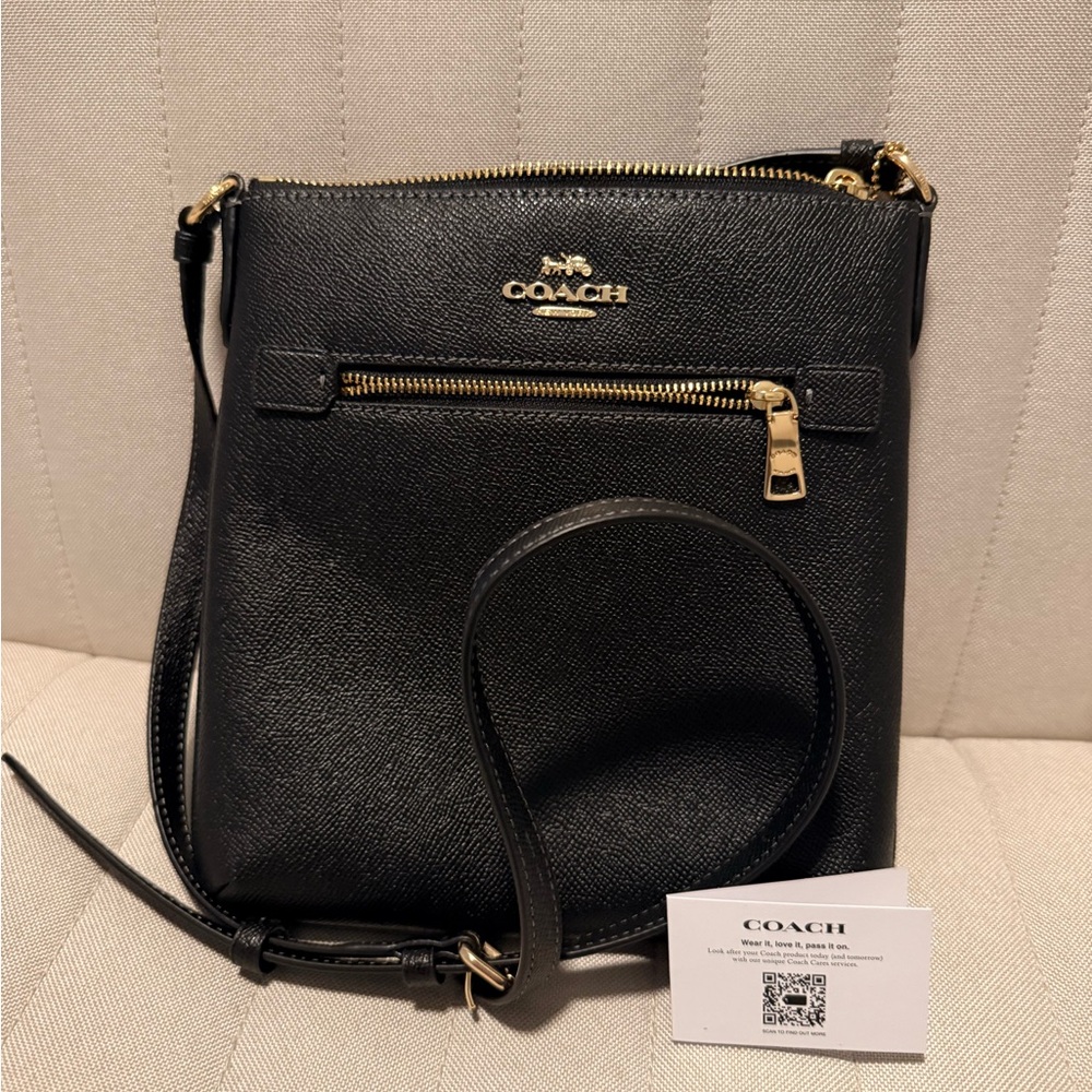 Mini Rowan File Bag black coach women’s